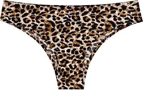 animal print thongs for women.